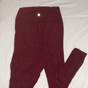 lululemon athletica Burgundy Leggings
Style- Align 28”
